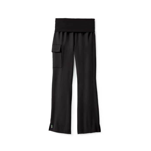 Black XXL Medline Ocean AVE Wide Waistband Stretch Scrub Pants - Picture 1 of 3